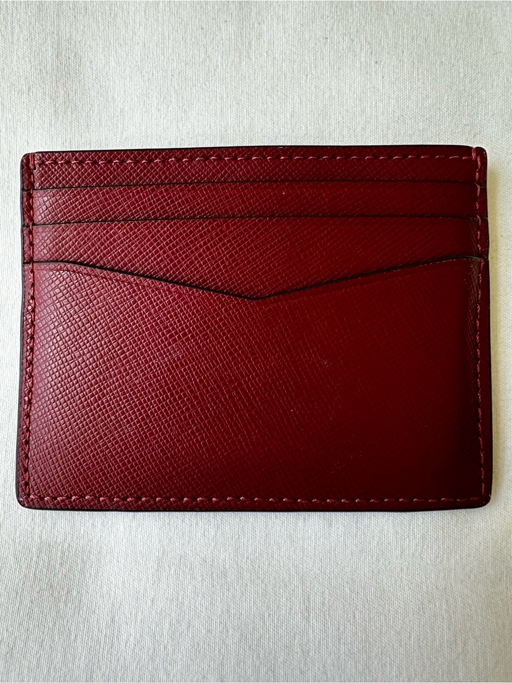 Kate Spade Staci Small Slim Leather Cardholder in Cherrywood Red - Picture 2 of 5